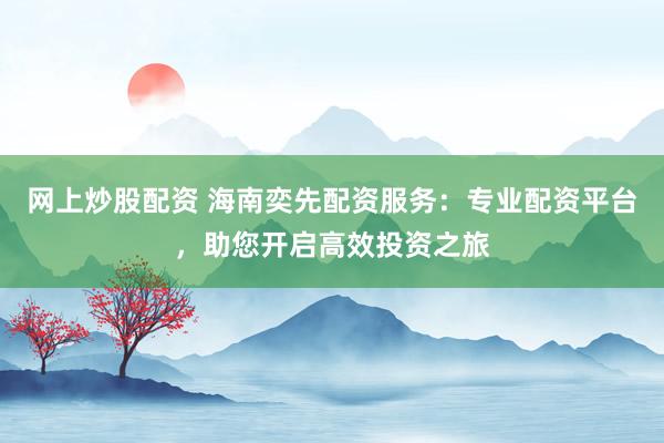 网上炒股配资 海南奕先配资服务：专业配资平台，助您开启高效投资之旅
